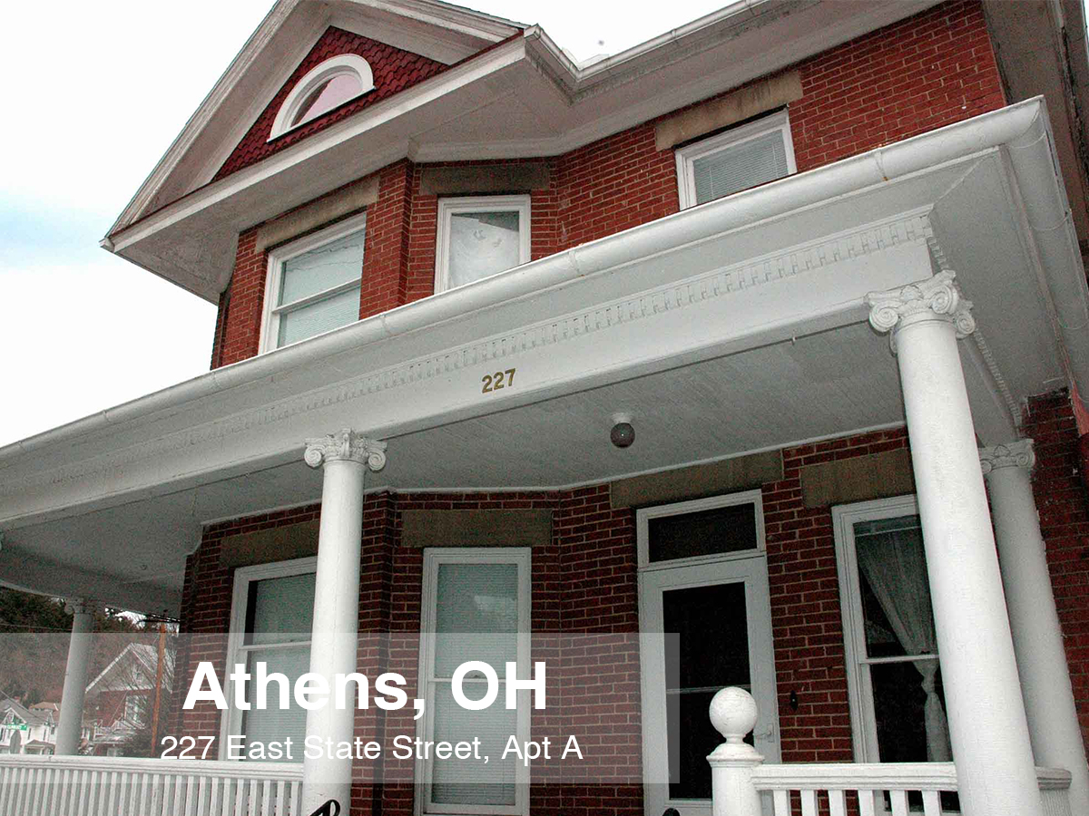 227 East State, Apt A Athens CAPSTONE Properties Athens Ohio