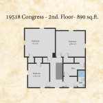 19518 Congress floor plan - second floor